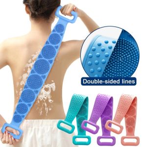 Sikat Punggung dan Badan Bahan Silicone Scrubber Sponge  Buat Mandi Alat Gosok Lembut Pembersih Daki