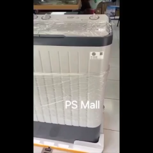 เครื่องซักผ้า 2 ถัง HAIER รุ่น HWM-TE75  ขนาด 7.5 Kg. TE75 ซักผ้าไฮเออร์ 2 ถัง