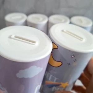 TECHNOPLAST COIN BANK / CELENGAN PLASTIK 74 X 125 MM HOWDY CATS
