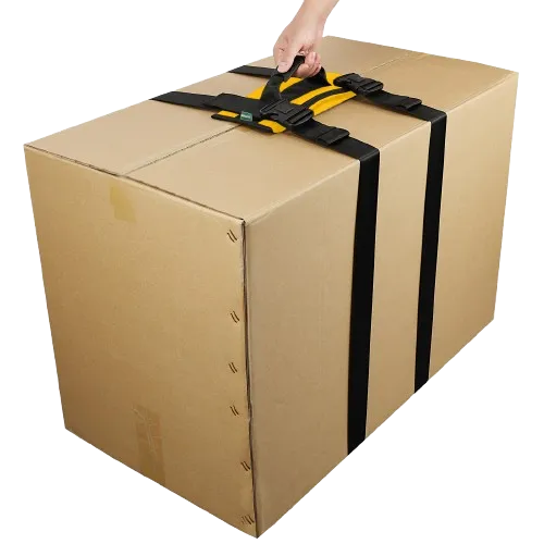 Fold up Box/Baggage Hand Carrying Straps in Pouch, Adjustable Belt, H ...