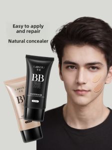 JL | For Men Natural Foundation BB Cream Wheat Color Blemish Cover Waterproof