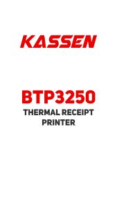 Printer Bluetooth 80mm Auto Cutter Kassen BTP3250 USB RJ11 Support Mokapos