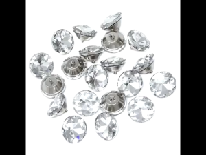 50PCS Acrylic Crystal Diamond Buttons Home Textile Sofa Clothing Diy Buttons 20/22/25MM