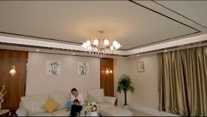 Lampu Hias Gantung Kristal Bunga Mewah / Lampu Gantung Ruang Tamu