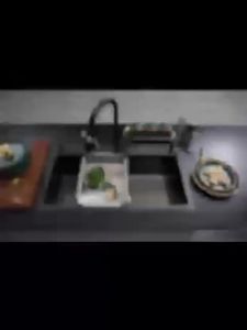 SSG Kitchen Sink SUS304 Stainless Steel Large Single Bowl Nano Black Sink optional Faucet package