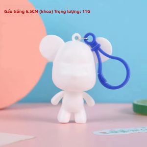 Mô Hình Gấu Chất Lỏng Tự Làm Khuôn Trắng Tượng Nhỏ Đồ Trang Trí Nhà Cửa Sáng Tạo Đồ Trang Trí Động Vật Phong Cách Hiện Đại Đồ Chơi Nghệ Thuật Nhựa Dành Cho Lứa Tuổi 14+