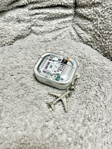  AirPods pro 3 4 Case Compatible with Plane Ticket B004 Soft Shell Protective Cover for Bluetooth Earphones Trendy Minimalist Style