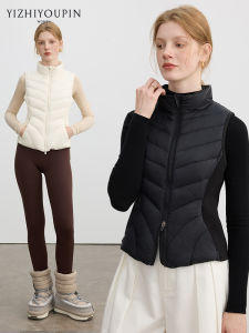 Áo Vest Đệm Lông Vịt Trắng 95% Dáng Ôm Eo
