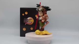 Bandai | In Stock Dragon Ball Son Goku Light Lamp Model Kakarotto Kamehameha Wave Magnetic Ornament Anime Action Figure Collectible Gift