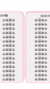 U-Shaped Segmented Fake Eyelashes Resuable Friendly to lazy Soft Cluster Eyelash Extensions For Korean Kpop Girl Eye Makeup Tool