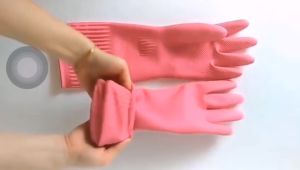 38cm Kitchen Rubber Hand Gloves / Long Rubber Gloves / Sarung Tangan Getah Basuh Pinggan