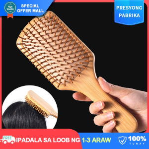 【Japanese Original】Healthy Massage Combs with Wooden Handle Hair Brushes for Women