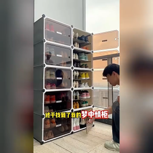 SALVO Rak Sepatu Simple Anti Lembap Lemari Sepatu Tebal Tertutup Portable Cocok Untuk Pintu Masuk