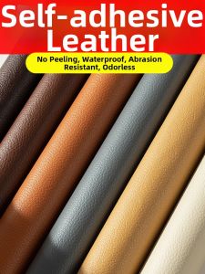 Leather Repair Patch Sofa Headboard Self-Adhesive Replacement Faux Leather Fabric