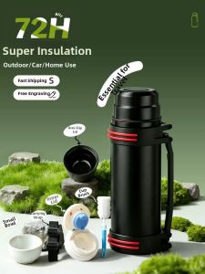 MENGCHUANG | Thermal Insulation Large Capacity Portable Water Bottle