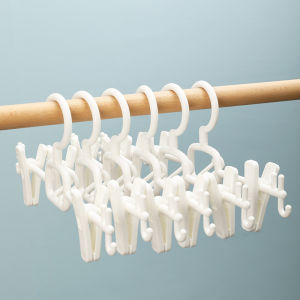 Thickened Plastic Clothes Hanger Strong Innerwear Skirt Pants Clip Bra Anti-slip Extendable for Children Adults Home Use
