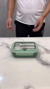 1000ml Stainless Steel Insulated Lunch Box Give away spoons Easy to Exquisite appearance carry