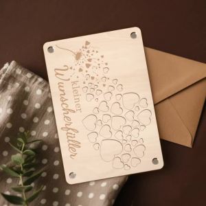 Thiệp Chúc Mừng Bằng Gỗ Dành Cho Đám Cưới Sinh Nhật Du Lịch Xác Nhận - Bao Bì Quà Tặng Tiền Độc Đáo Thân Thiện Với Môi Trường Có Thể Tùy Chỉnh Thông Điệp