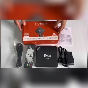 🔥Kotak TV Android yang Terjangkau TV98 S905 Android 12.1 4K Set Top TV Box Mendukung U DISK dan USB HDD Kotak TV Berkualitas Tinggi
