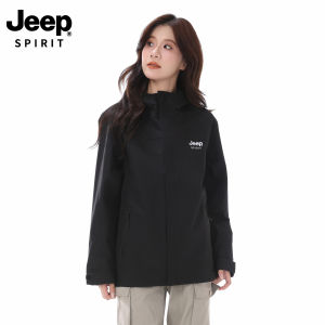 Jeep Spirit Womens Short down Jacket Outdoor Windproof Waterproof New Style Autumn Winter Coat Polyester Fiber White Duck down
