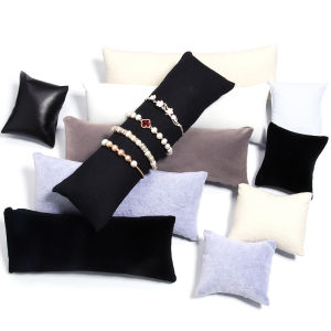 1 Pc Bracelet Watch Display Pillow Velvet Leather Jewelry Bangle Cushion Holder Show Organizer Pillow Wholesale
