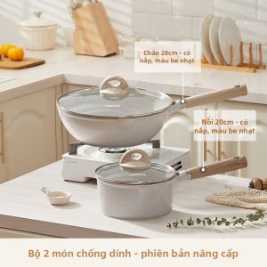 CAROTE | Đồ Dùng Nấu Ăn Đa Năng Không Dính Nhẹ Dùng Tại Nhà