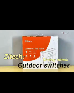 ZITECH PoE Switch ZT-HN24H2G-300 24 Port 10/100Mbps dengan 2 Port Gigabit Uplink