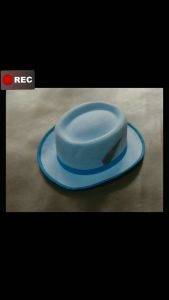 Pork pie hat //topi pork pie//topi laken //topi gaul//topi lukis