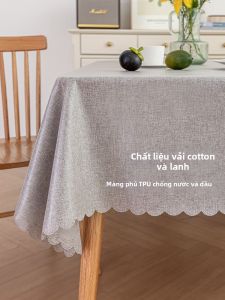 SANHANG | Waterproof Oily Resistant No Wash Tablecloth Red