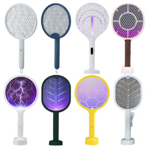 Foldable Electric Fly Insect Bug Zapper Bat USB Rechargeable Handheld Insect Fly Swatter Racket Trap Insect Exterminator