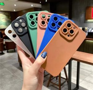 Case Samsung A04e 4G 2022 Luxury Liquid Protection Camera Premium Softcase Hitam & Case Realme C33 4G New 2022 Luxury Liquid Protection Camera Slim Premium Softcase Hitam