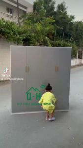 TỦ NHỰA ĐÀI LOAN 4 CÁNH MẪU MỚI - MÀU SẮC SANG TRỌNG
