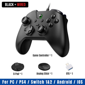 G4 Wired Game Controller for Switch 2 & Switch PC Gamepad with 1000Hz Polling Rate Dual Vibration for PS4 Steam Android