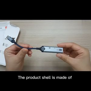 Splitter Type C 3 in 1 Tipe C to 3.5mm + C + C 60W Headset Charger Audio Jack Adaptor Converter DAC MH340