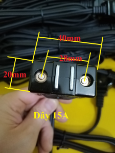 Dây hít nam châm 15A - 125V (dây bếp từ bình thủy bếp nướng bếp lẩu... nội địa Nhật)