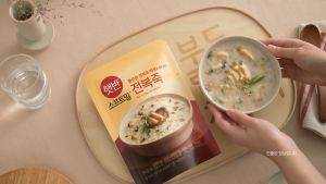 CJ Hatban Softmeal Rice Porridge with Abalone 420g bibigo Porridge Korean Soup