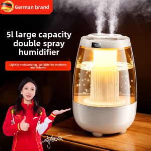 MONLEYTA | German Humidifier Small 2025 New Home Quiet Bedroom Pregnant Women Baby Purification Office Desktop Air Aromatherapy Essential Oil Spray Fog Air Conditioner Dormitory Moisturizing Water Supply Autumn Winter Dryness Prevention