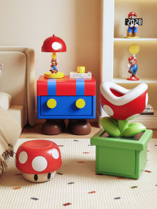 MR ART | Dopamine Style Mario Theme Drawer Cabinet