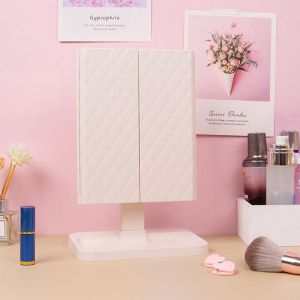 LIWAN | Lighted Vanity Mirror Tabletop Portable Illuminating Shell
