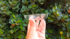 จานใส จานรองแก้ว ฝาครอบแก้ว LG-775803 3.5 นิ้ว Luckyglass(ลัคกี้กลาส) ★★★★★