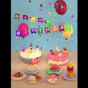 Mainan lilin plastisin edukasi anak cetakan kue ulang tahun play fun doh set birthday cake playdough
