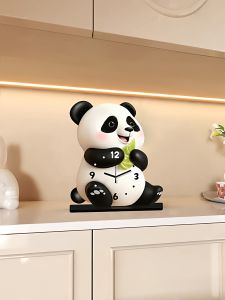 YIYUXUAN | Cute Panda Design Desk Clock Quiet