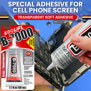 LOOLIFL- Super B7000 strong glue waterproof and transparent with precise nozzle suitable for mobile phone screen maintenance.
