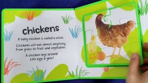 Farm Animals (My First Puzzle Book) | Foam Book for Baby Toddler Early Year Development