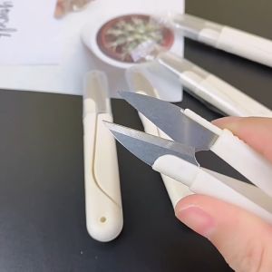 Stainless Steel Tailor Scissors Household U-shaped Small Scissors Sewing Cross Stitch Thread Cutter