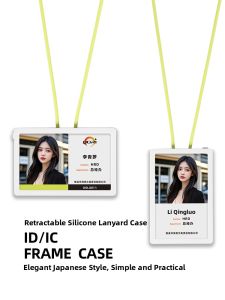 QORI | Adjustable Retractable Silicone Lanyard ID Badge Holder