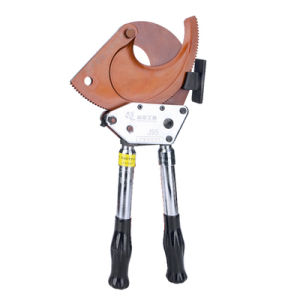 เครื่องตัดสายเคเบิลเกียร์ คีมตัดสายเคเบิลด้วยมือJ40ที่ตัดสายเคเบิลรางตัดสูงสุด300มม.เครื่องตัดสายเคเบิลด้วยมือคีมตัดสายไฟด้วยตนเองคีมตัดสายไฟอเนกประสงค์ คีมตัดสายไฟฟ้า คัตเตอร์ตัดสายไฟฟ้าแบบผ่อนแรง