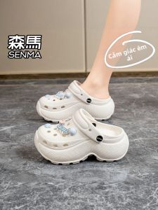 SENMA | Thick Sole Height Increasing Anti-slip Hole Shoes