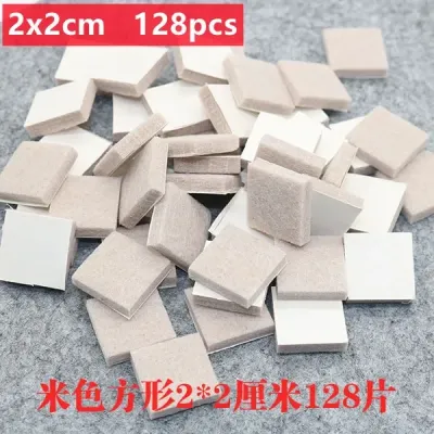 5mm Thick Felt Chair Leg Pads Round Square Floor Protector Self Adhesive Furniture Table Legs Pad Bumper Anti Slip Furniture Mat