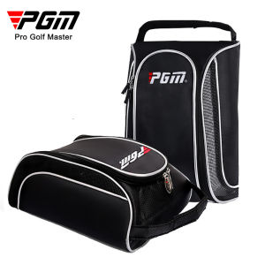 PGM Portable Golf Shoes Bag Zipper Shoe Case Breathable Water Resistant Carrier Shoe Accessory XB002